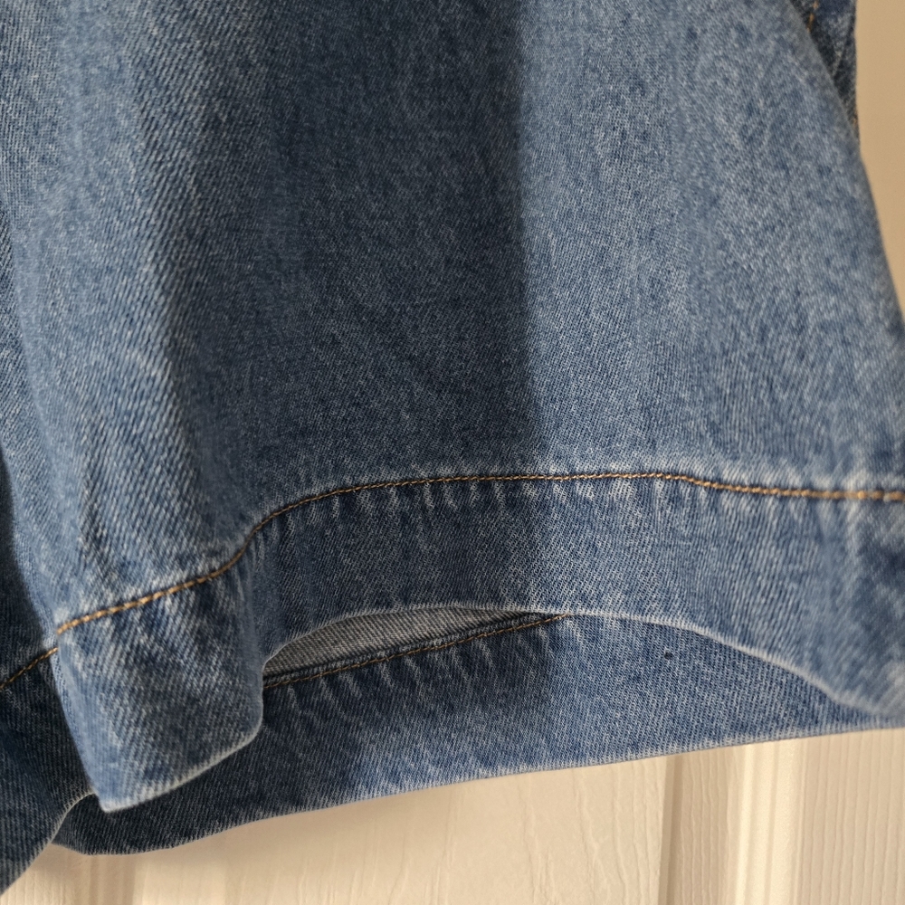 Denim Blue Women's Shorts With Drawstring NWT - Picture 7 of 7